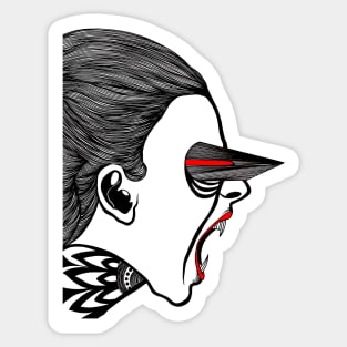 Possessed Vampire Eyes Sticker